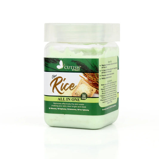 Cutish New Rice All In One Facial Cleanser Jar